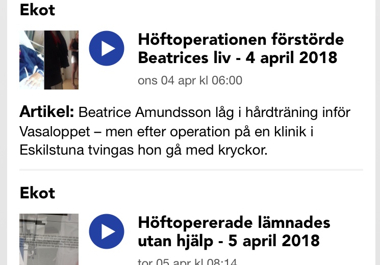 Klicka på bilden för att komma se och läsa alla inslag på Sveriges Radio